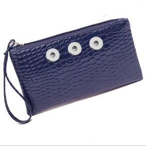 Snap Button Jewelry Wristlet